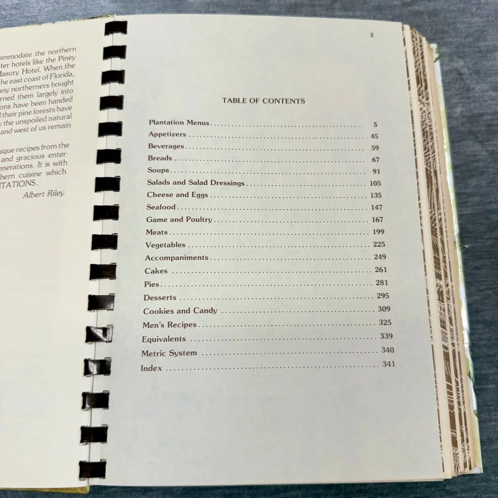 Pines and Plantations Native Recipes of Thomasville Georgia Vintage Cookbook